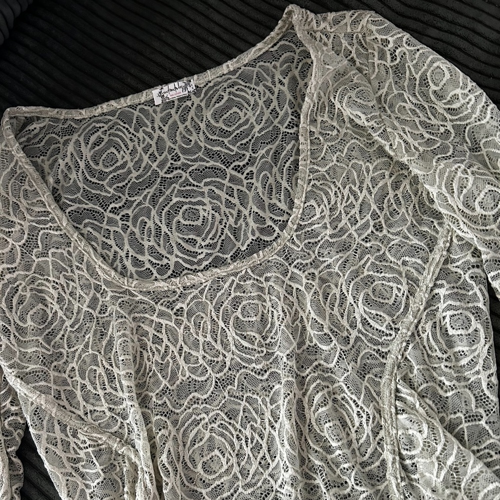 Free people lace bodysuit